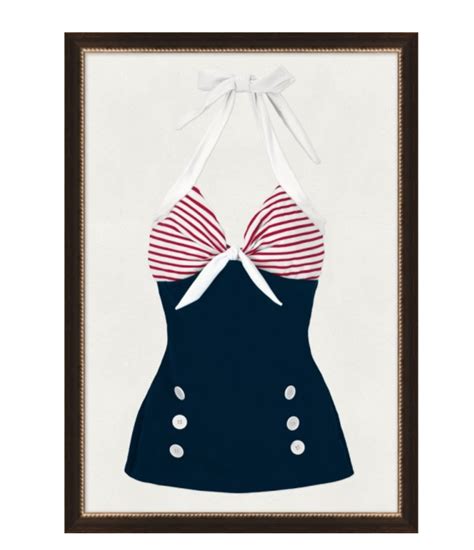 vintage swimsuit wall art|vintage bathing suits art.